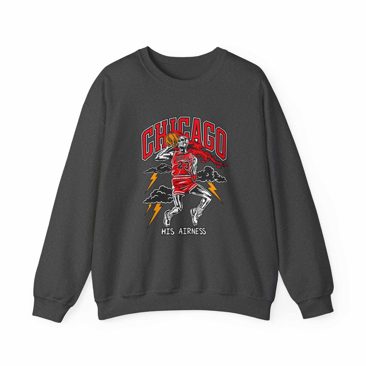 Graphic Print Crewneck Sweatshirt - POD0038 image