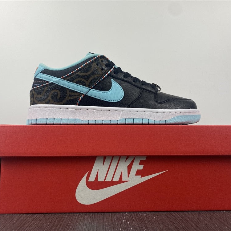 Dunk Low Barber Shop Black Shoes Sneakers - nk0002007 image 4