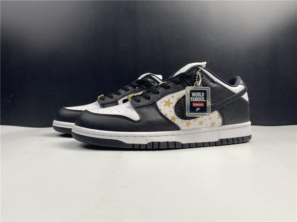 SB Dunk Low Stars Black x Supreme Shoes Sneakers - nk0001445 image 3