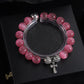 CH Cross Flower Ball Bracelet - CH0076 - Pink image