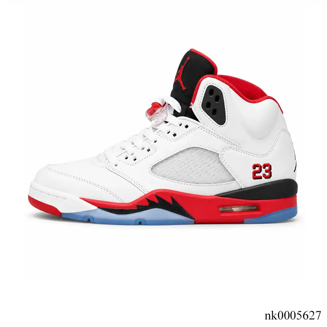 AJ 5 Retro OG "Fire Red" (Black Tongue) Shoes Sneakers - nk0005627 image 1