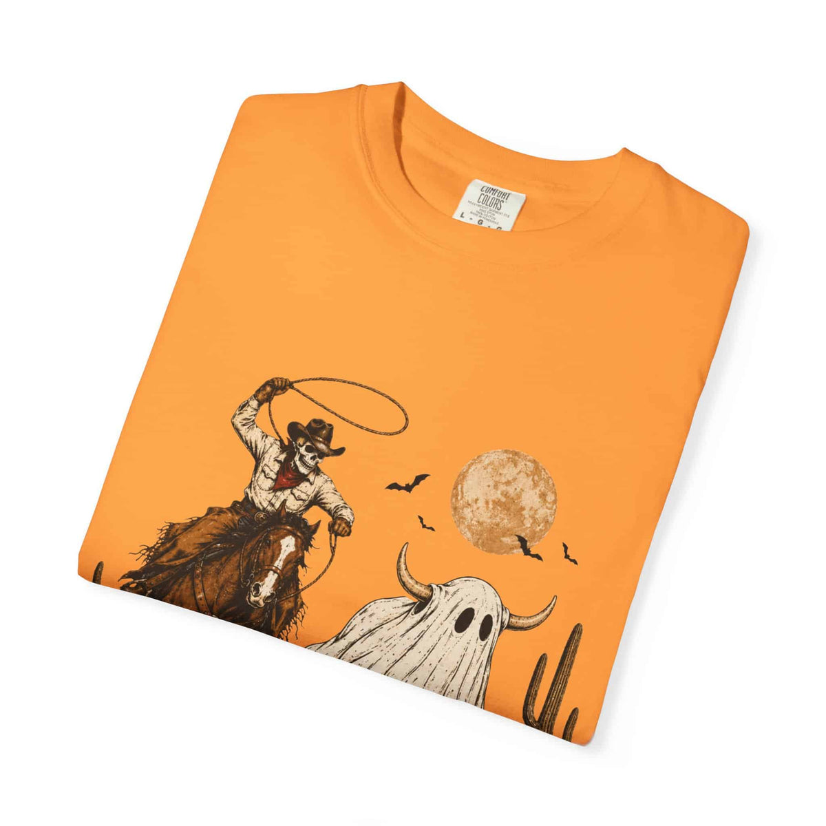 Halloween Basketball Skeleton Unisex Garment-Dyed T-shirt image 66