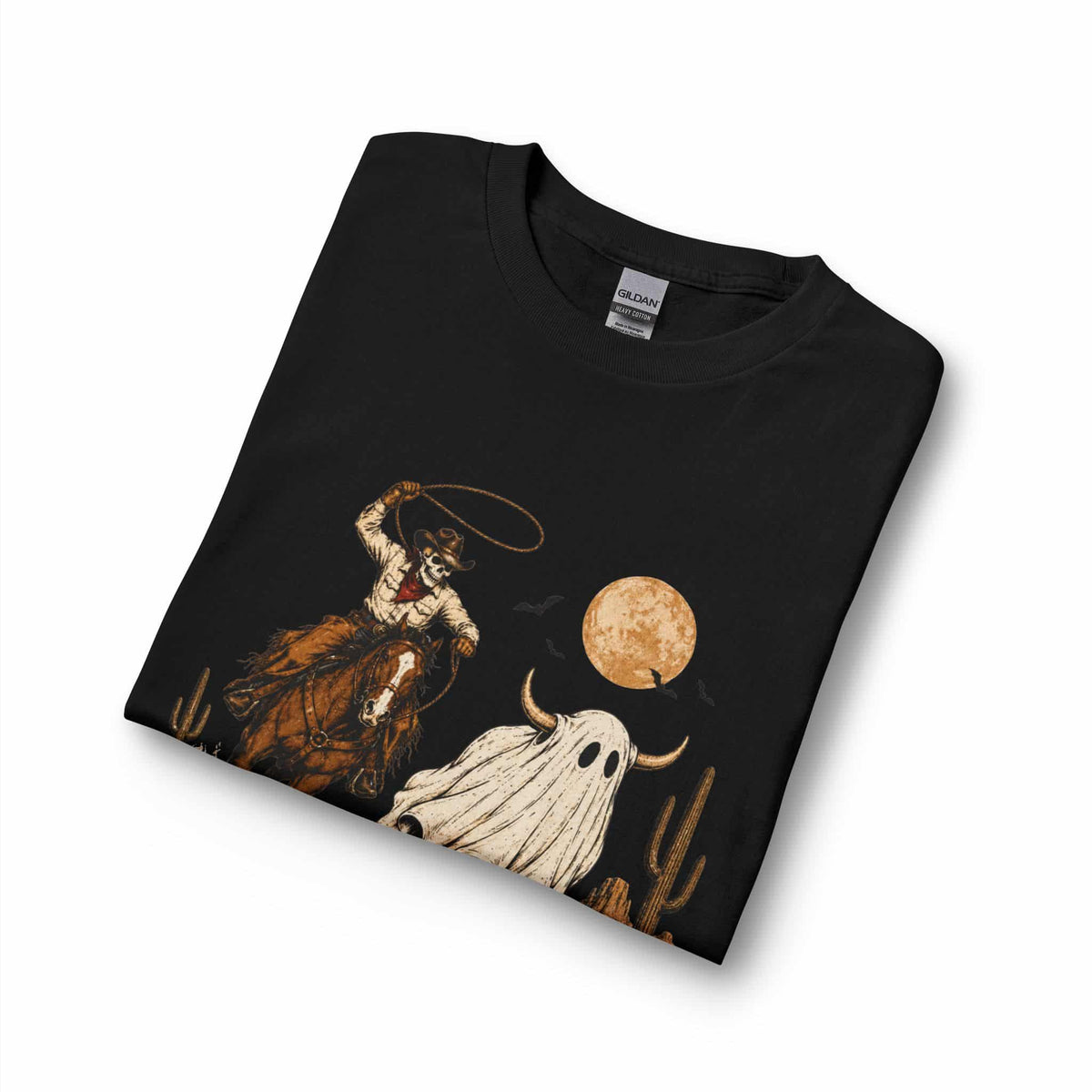 Halloween Cowboy Long Sleeve T-Shirt image 6