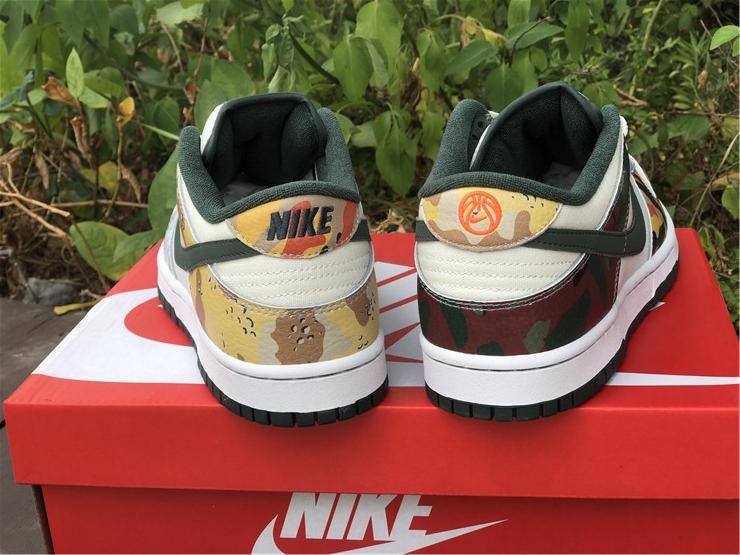 Dunk Low SE Sail Multi Camo Shoes Sneakers - nk0001710 image 2