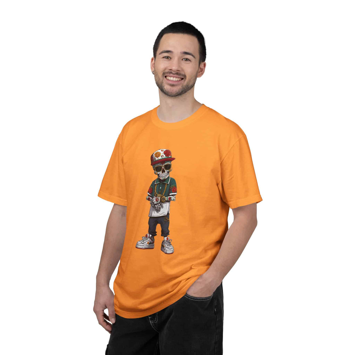 Skull Luxury Unisex Garment-Dyed T-shirt image 40