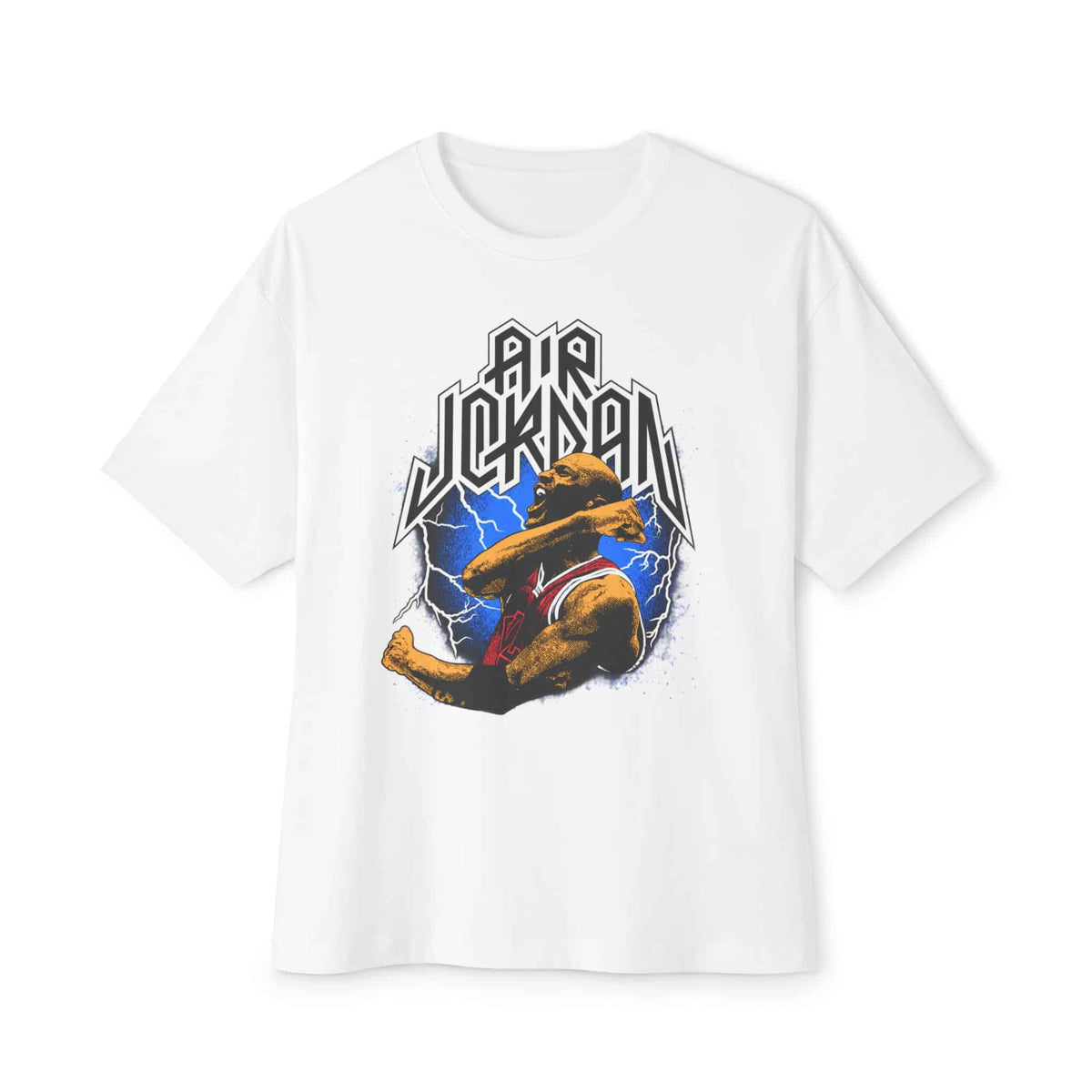 Airborne Legend Unisex Oversized Boxy Tee - White, 2XL image