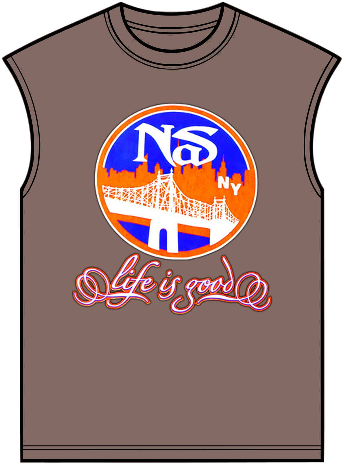 Life Is Good Unisex Garment-Dyed Muscle Tee image 4