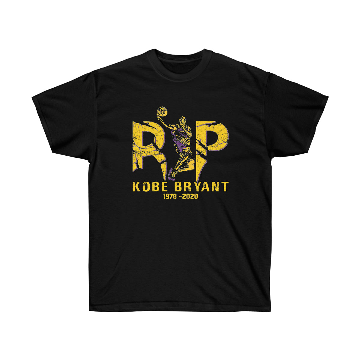 R.I.P Kobe Bryant Men T-Shirt - Black, M image