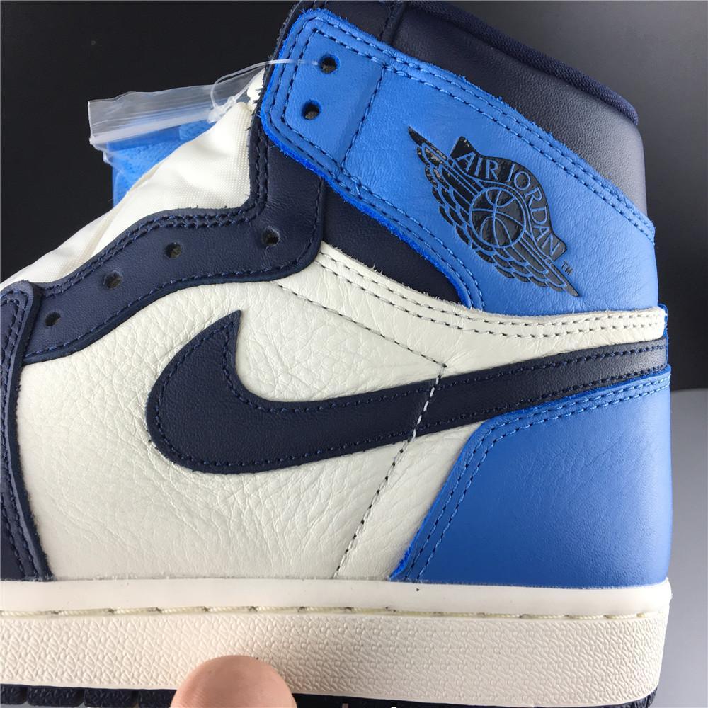 AJ 1 Retro High Obsidian UNC Shoes Sneakers - nk0000293 image 13