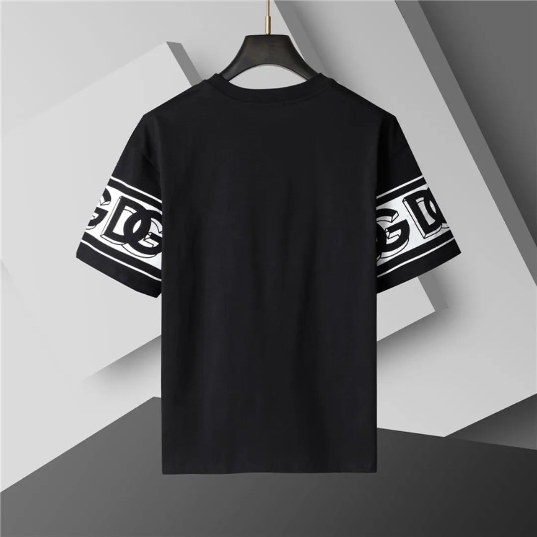 D&amp;G Logo Milano T-shirt in Black - 110 - dng0000110 image 2