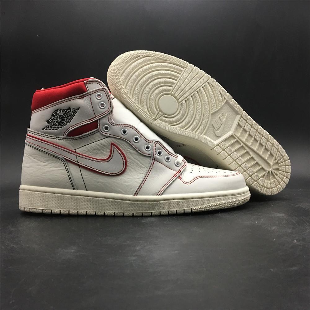 AJ 1 Retro High Phantom Gym Red Shoes Sneakers - nk0000301 image 13