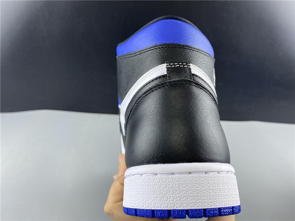 AJ 1 Retro High Black Game Royal Shoes Sneakers - nk0000685 image 6