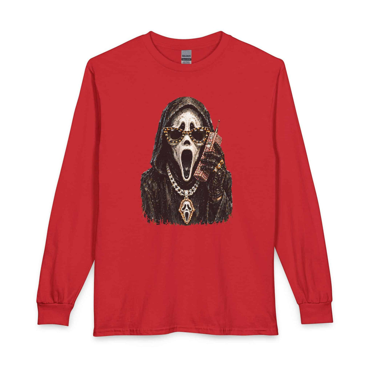 Halloween Ghostface Long Sleeve T-Shirt image