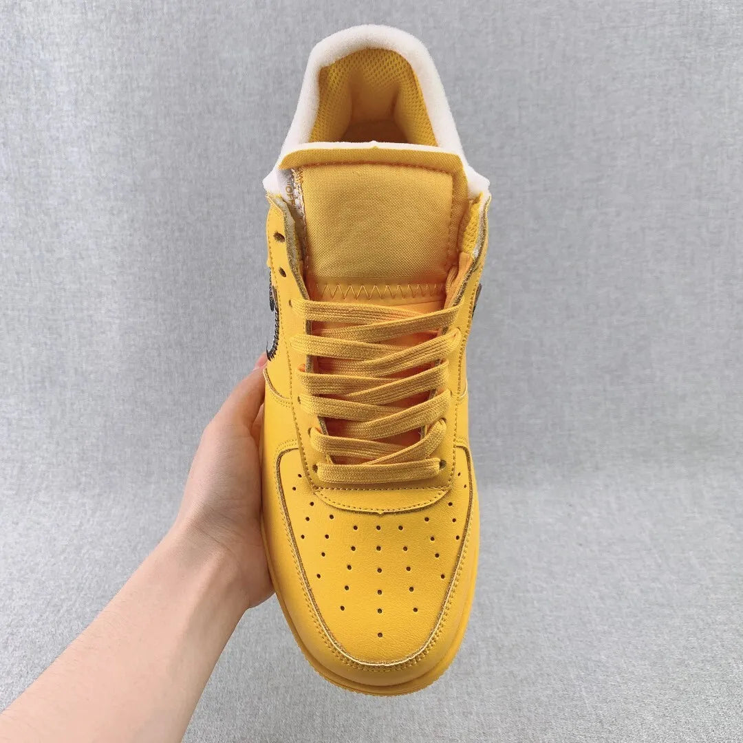 AF 1 Low OW ICA University Gold Shoes Sneakers - nk0005026 image 6