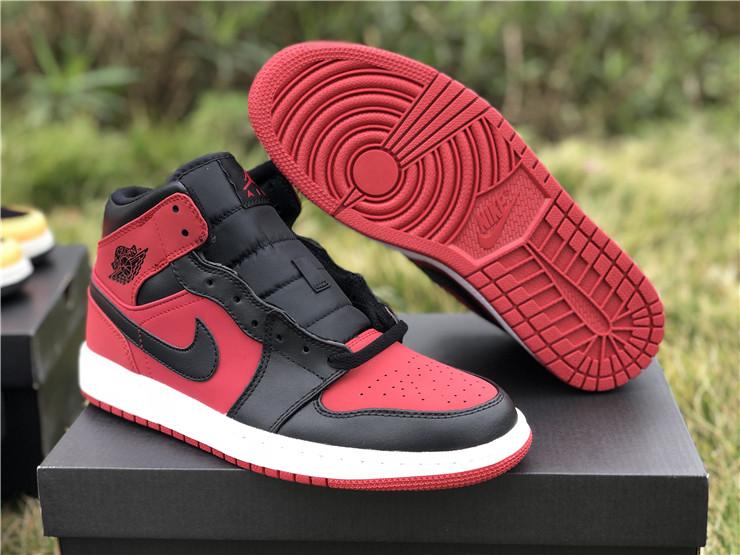 AJ 1 Mid Gym Red Black Shoes Sneakers - nk0000561 image 8