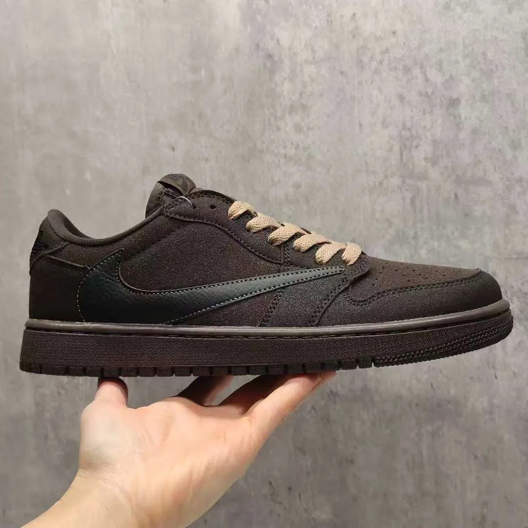 Travis Scott x AJ 1 Low OG Velvet Brown Shoes Sneakers - nk0004108 image 2