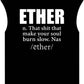 Ether Unisex Garment-Dyed Muscle Tee image