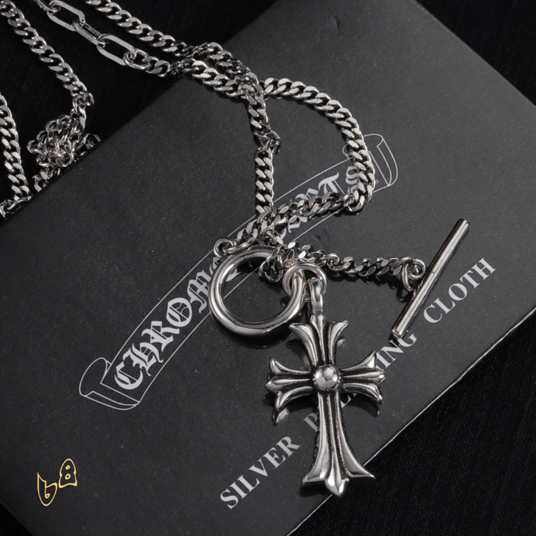 CH Cross Pendant Necklace - CH0040 image 4