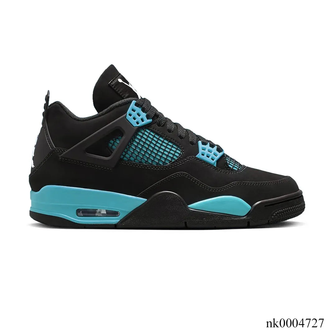 AJ 4 Black Cyan Shoes Sneakers - nk0004727 image 0