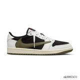 Travis Scott x AJ 1 Low OG Olive Shoes Sneakers - nk0002431 image 0