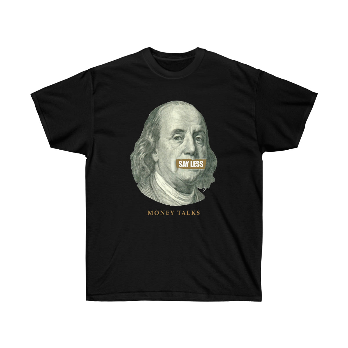 Say Less Money Talks Men T-Shirt - Black, M image