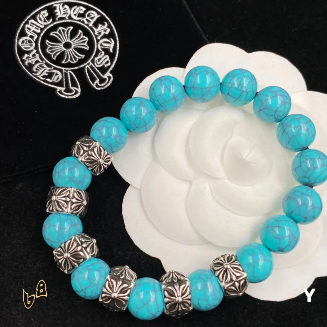 CH Blue Tiger Eye Stone Bracelet - CH0056 - Blue 3 image