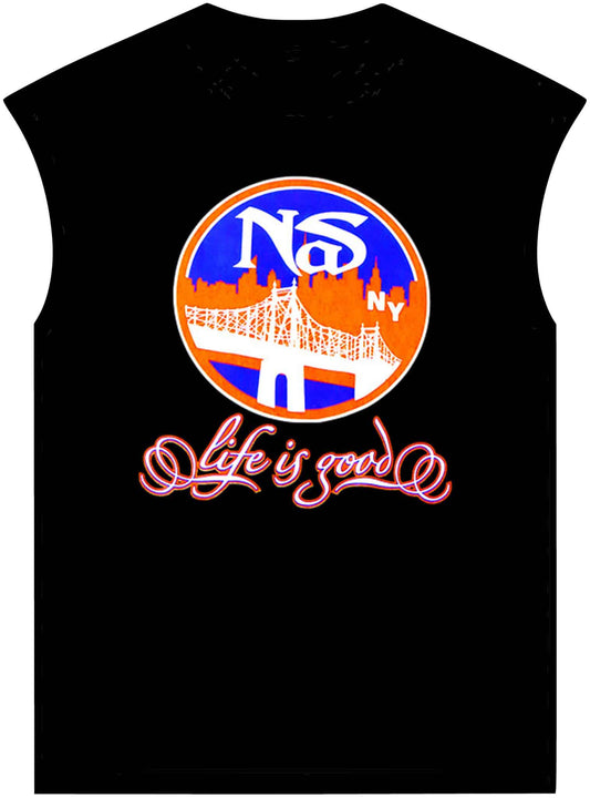 Life Is Good Unisex Garment-Dyed Muscle Tee image 0