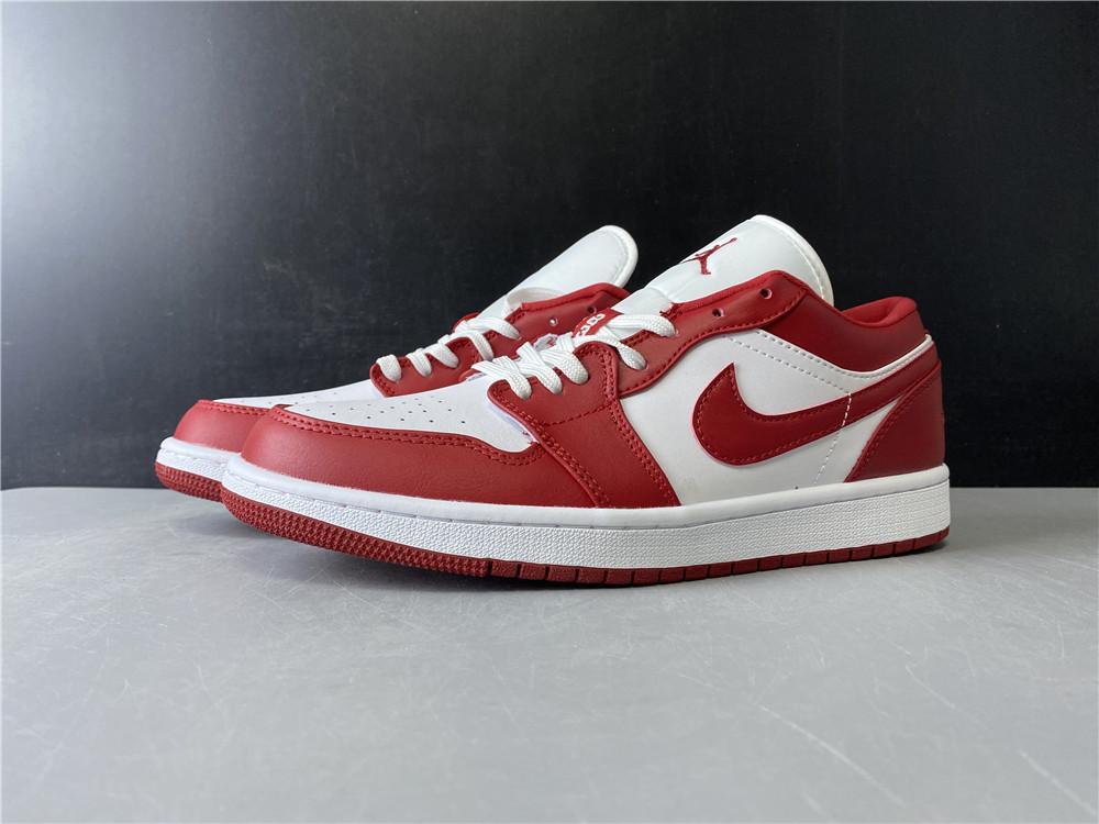 AJ 1 Low Gym Red White Shoes Sneakers - nk0000748 image 5