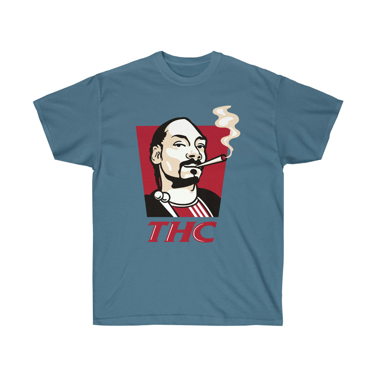 Snoop Dogg THC Smoke Men T-Shirt - Indigo Blue, L image