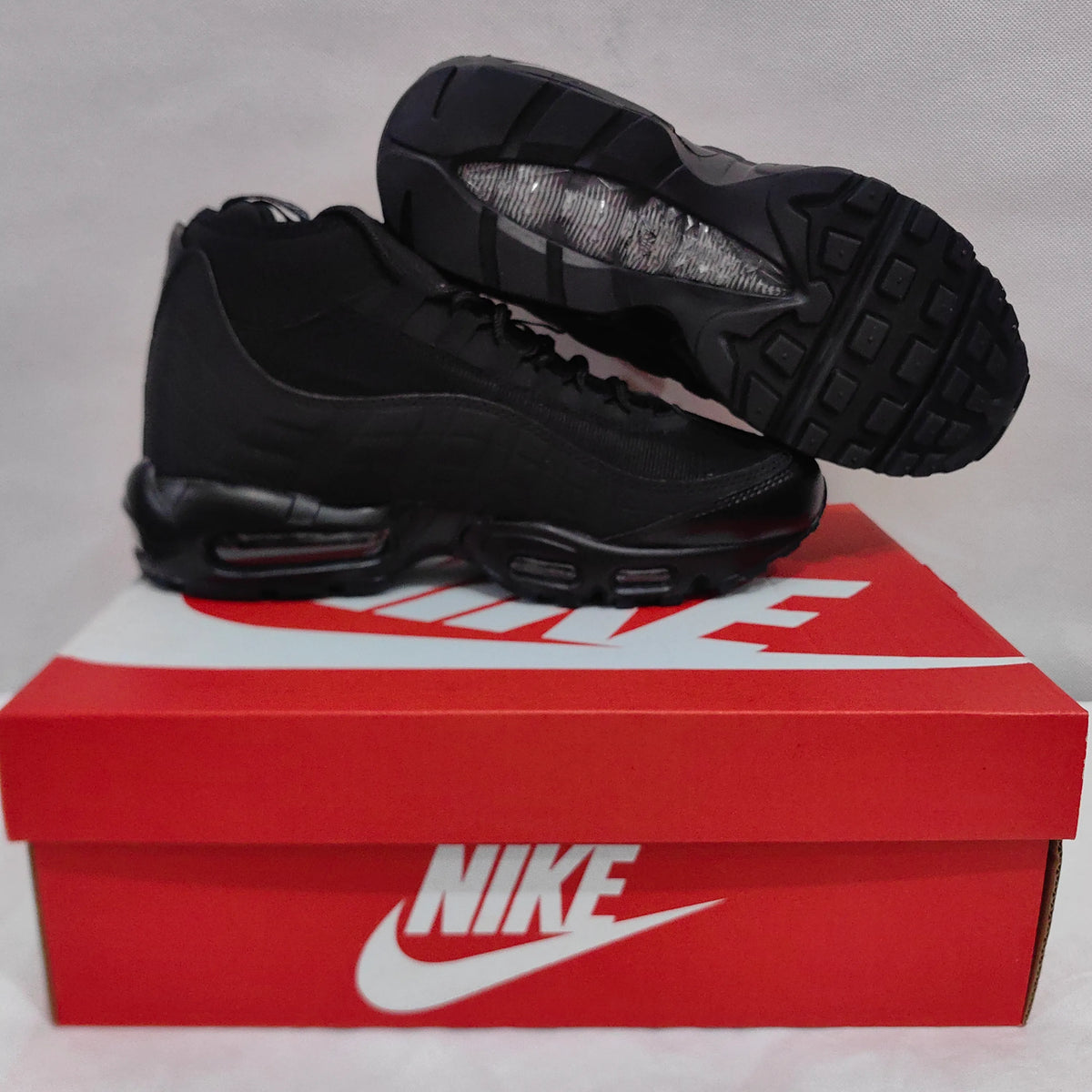 AM 95 Sneakerboot Black Shoes Sneakers - nk0005018 image 14