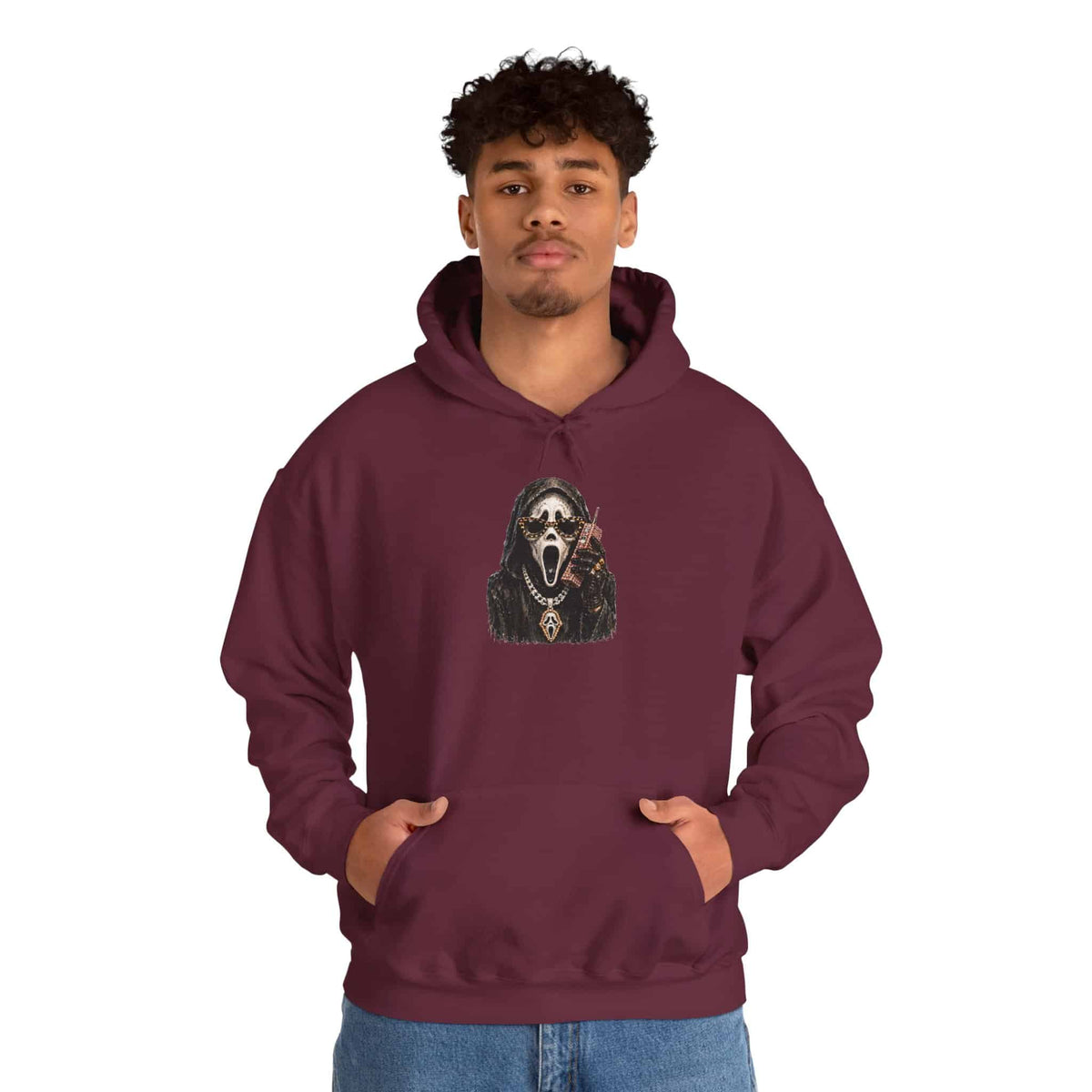 Halloween Ghostface Hooded Sweatshirt image 25