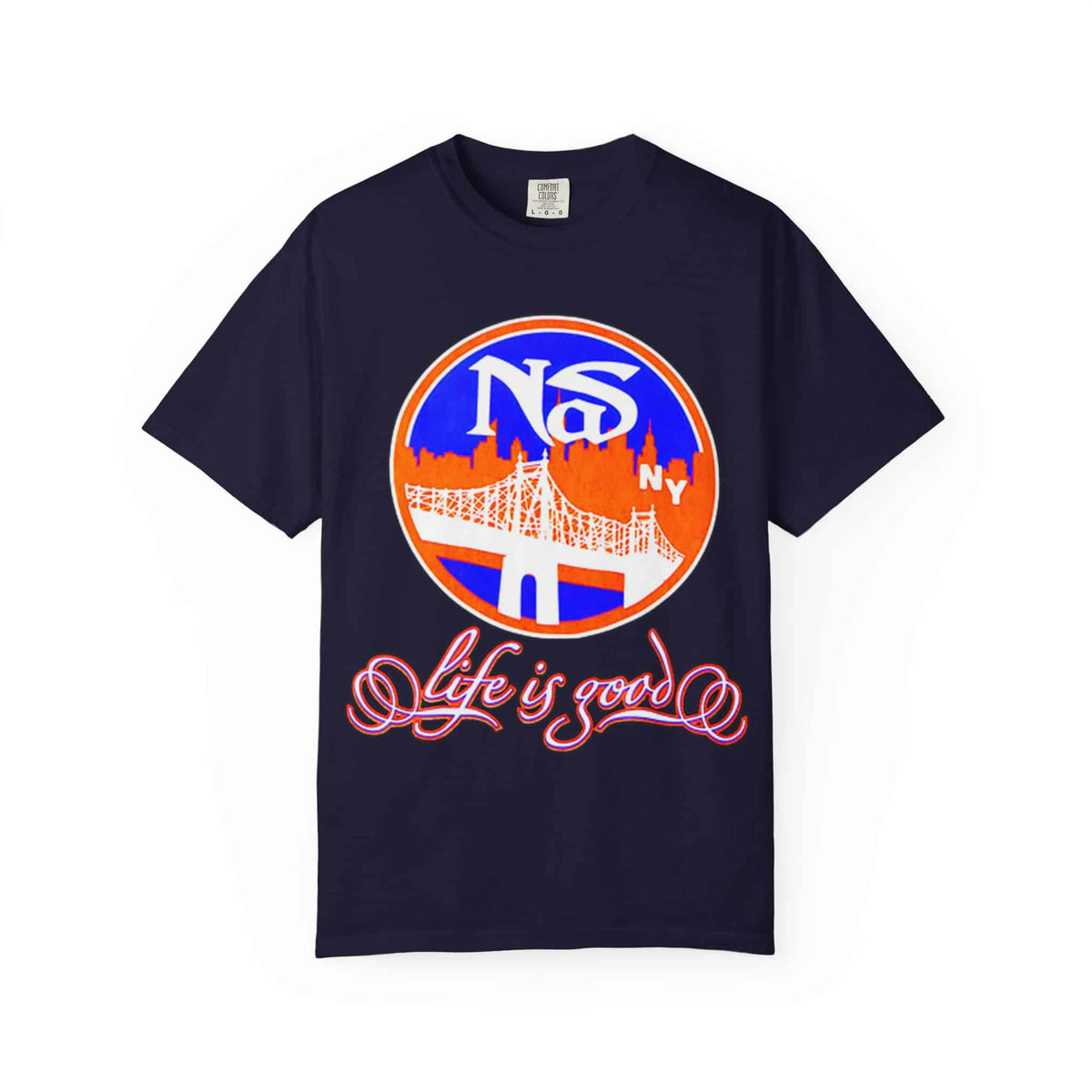 Life Is Good Unisex Garment-Dyed T-shirt image