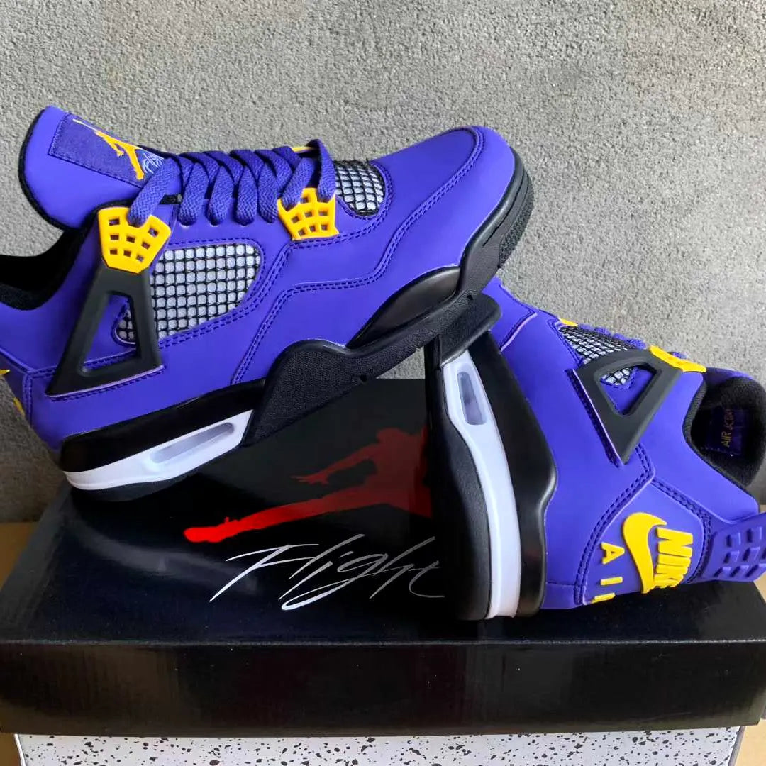 AJ 4 Imperial Purple Shoes Sneakers - nk0004548 image 9
