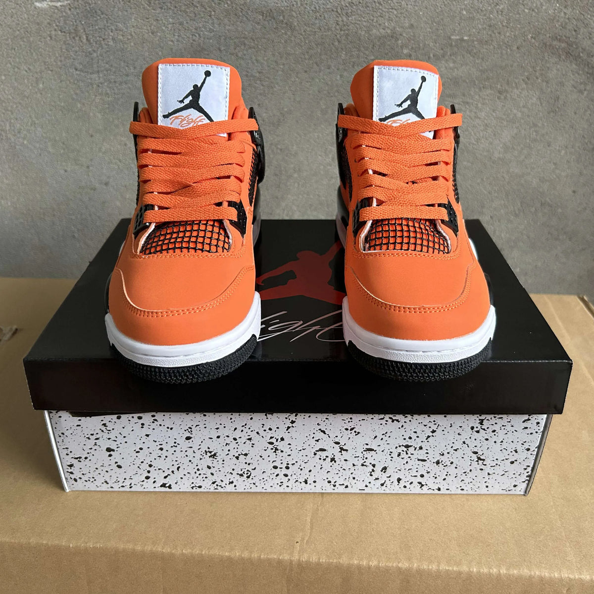AJ 4 Total Orange Shoes Sneakers - nk0004180 image 7