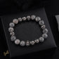 CH Grey Beaded Cross Bracelet - CH0069 image 3