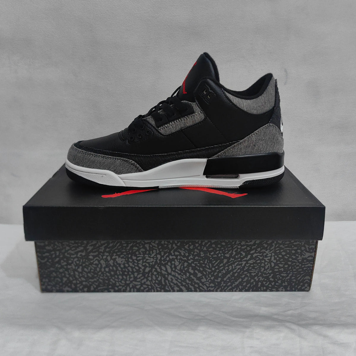 Levi’s x AJ 3 Black Denim Shoes Sneakers – nk0005001 image 15