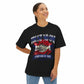 Graphic Print Unisex Oversized Boxy Tee - POD0037 image 3