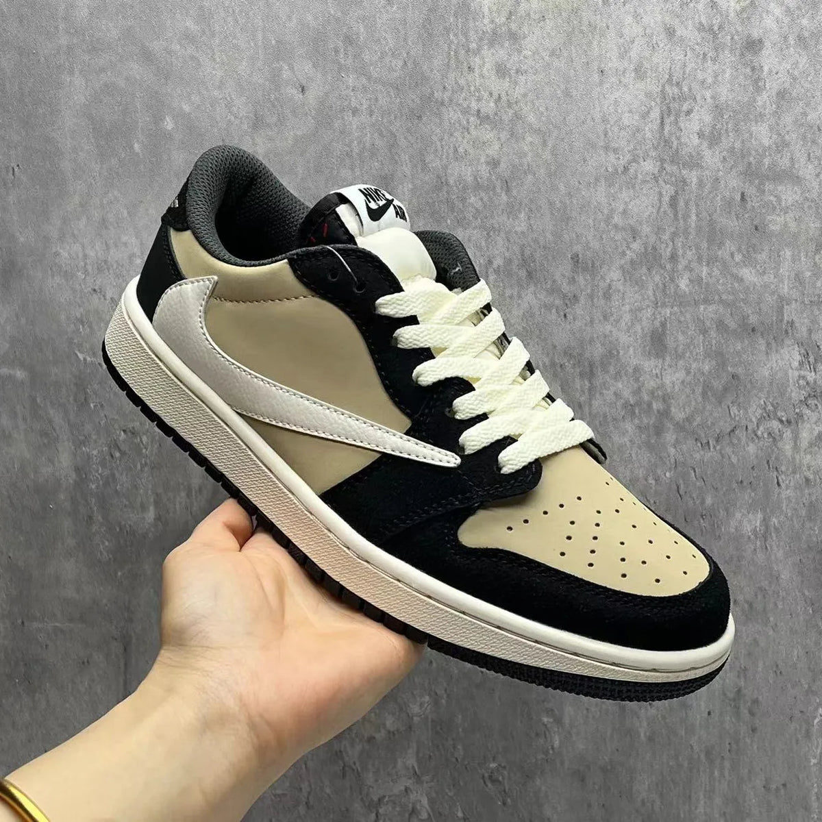 Travis Scott x AJ 1 Low OG Pale Vanilla Shoes Sneakers – nk0003938 image 6