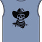 Outlaw Skull Unisex Garment-Dyed Muscle Tee image 8
