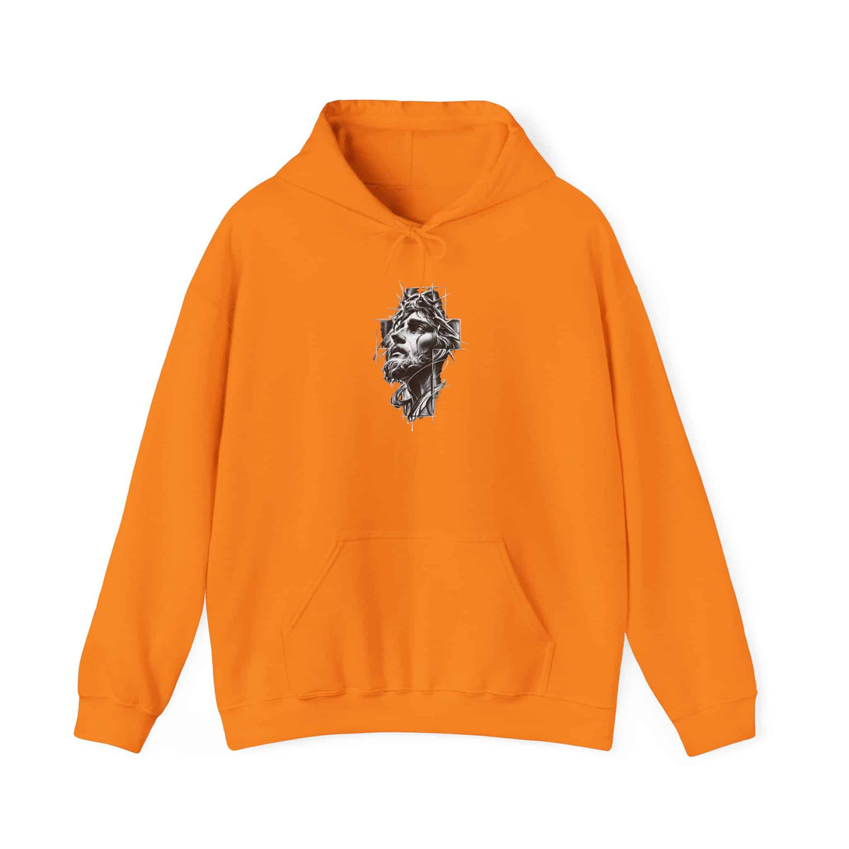Crown of Faith 2 Hooded Sweatshirt - S, Safety Orange image