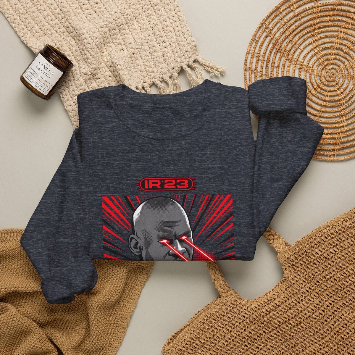 Graphic Print Crewneck Sweatshirt - POD0032 image 27