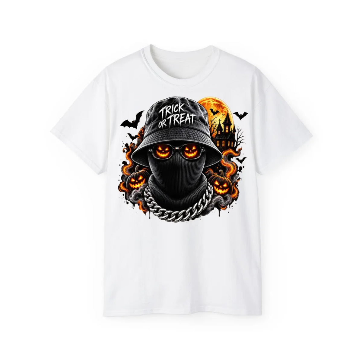 Spooky Streetwear Masked T-Shirt - POD0007 image
