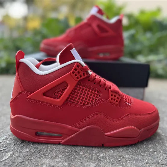 AJ 4 Triple Red Shoes Sneakers - nk0004844 image 2