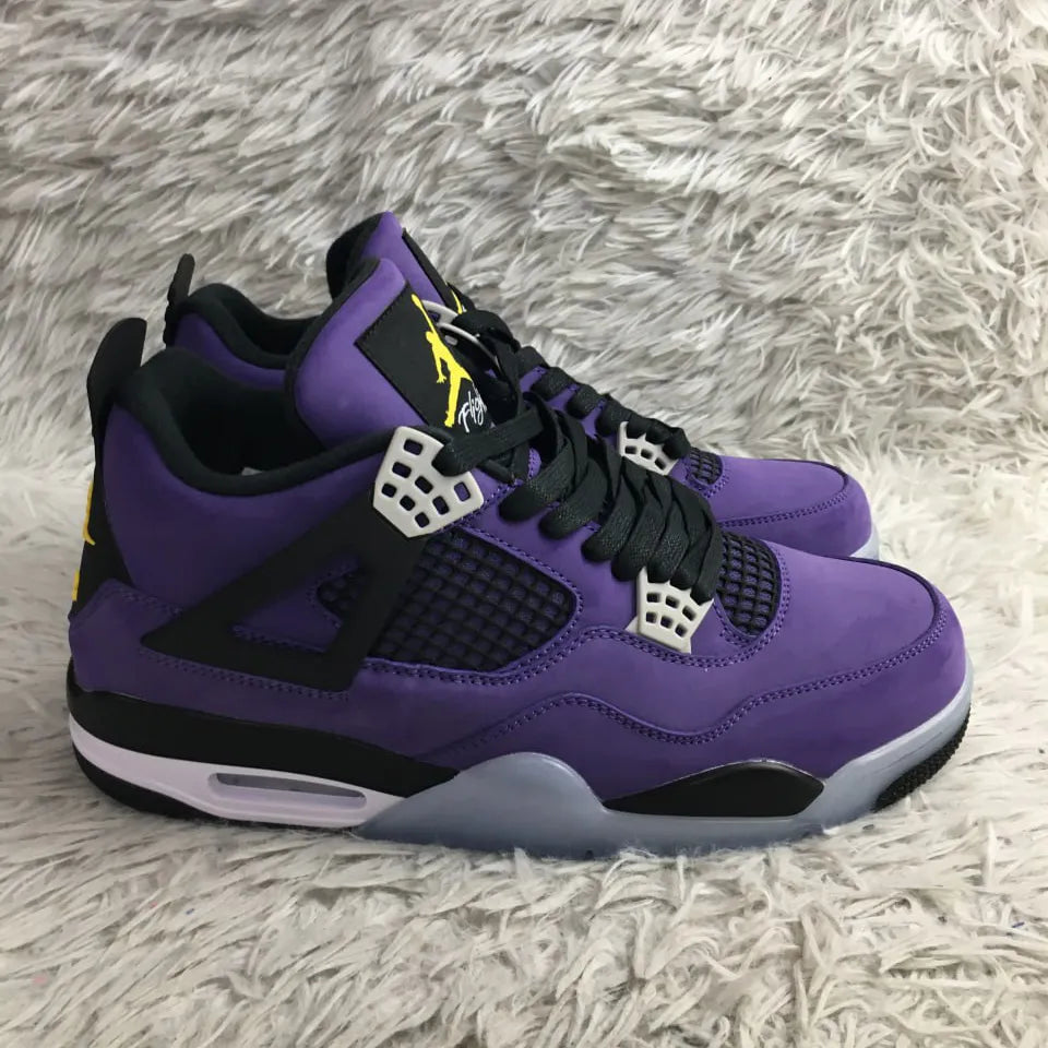 AJ 4 Lakers/ Lakershow Shoes Sneakers - nk0004535 image 3