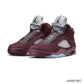 AJ 5 Burgundy Shoes Sneakers - nk0003082 image 2
