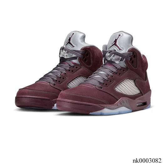 AJ 5 Burgundy Shoes Sneakers - nk0003082 image 2