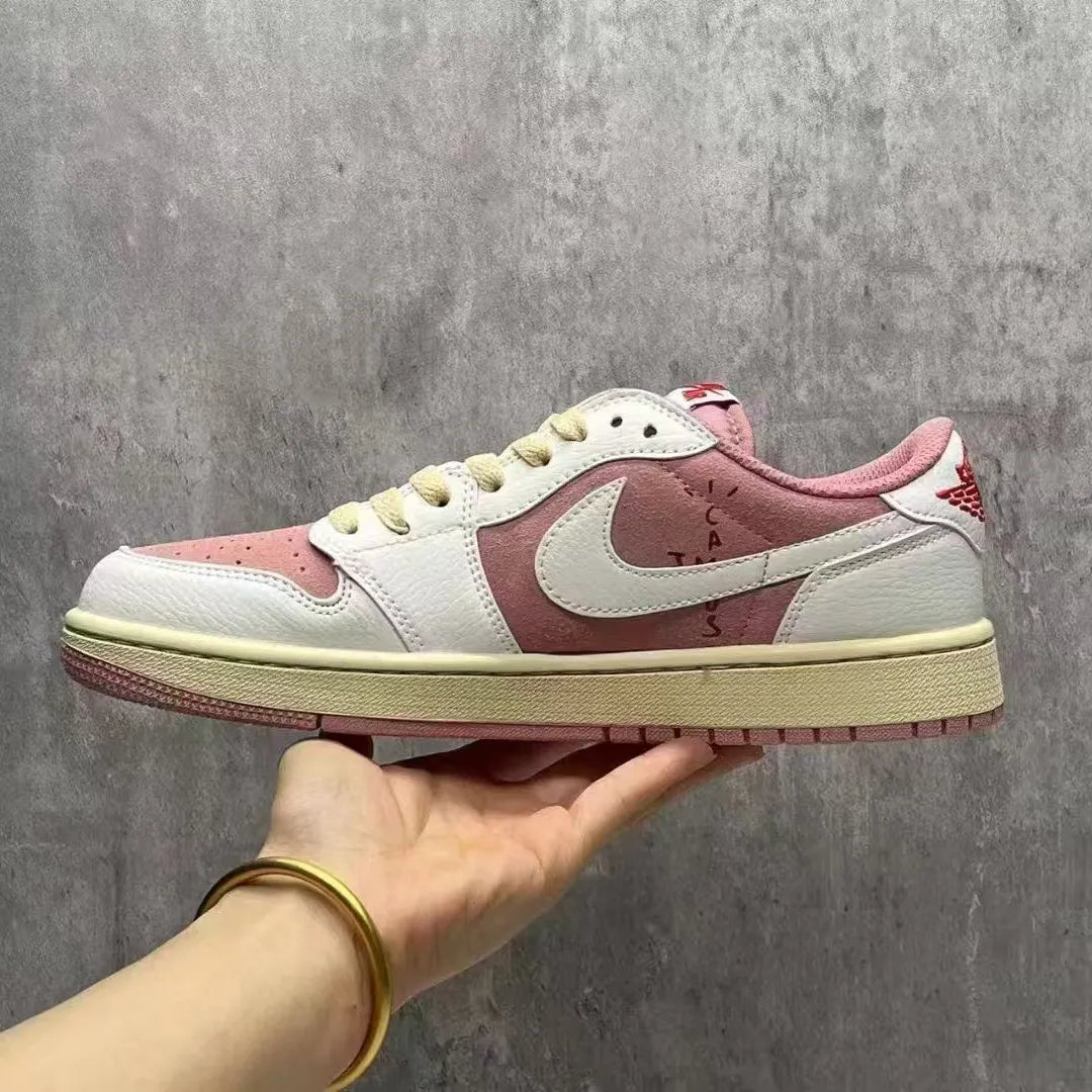 Travis Scott x AJ 1 Low OG Shy Pink Shoes Sneakers - nk0004048 image 4