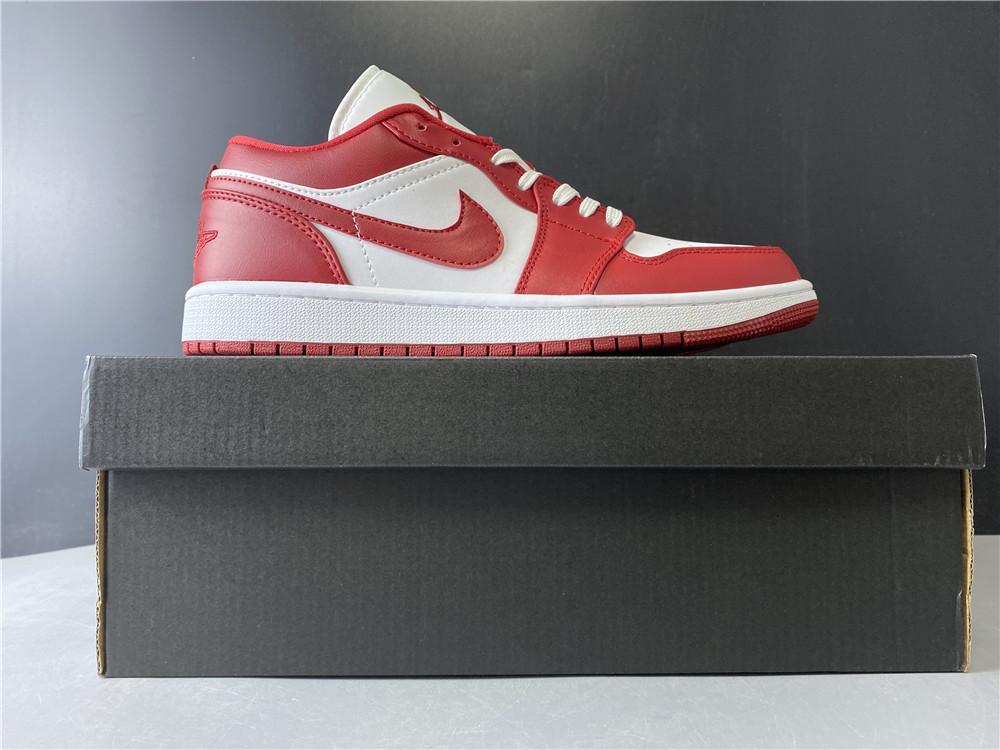 AJ 1 Low Gym Red White Shoes Sneakers - nk0000748 image 4
