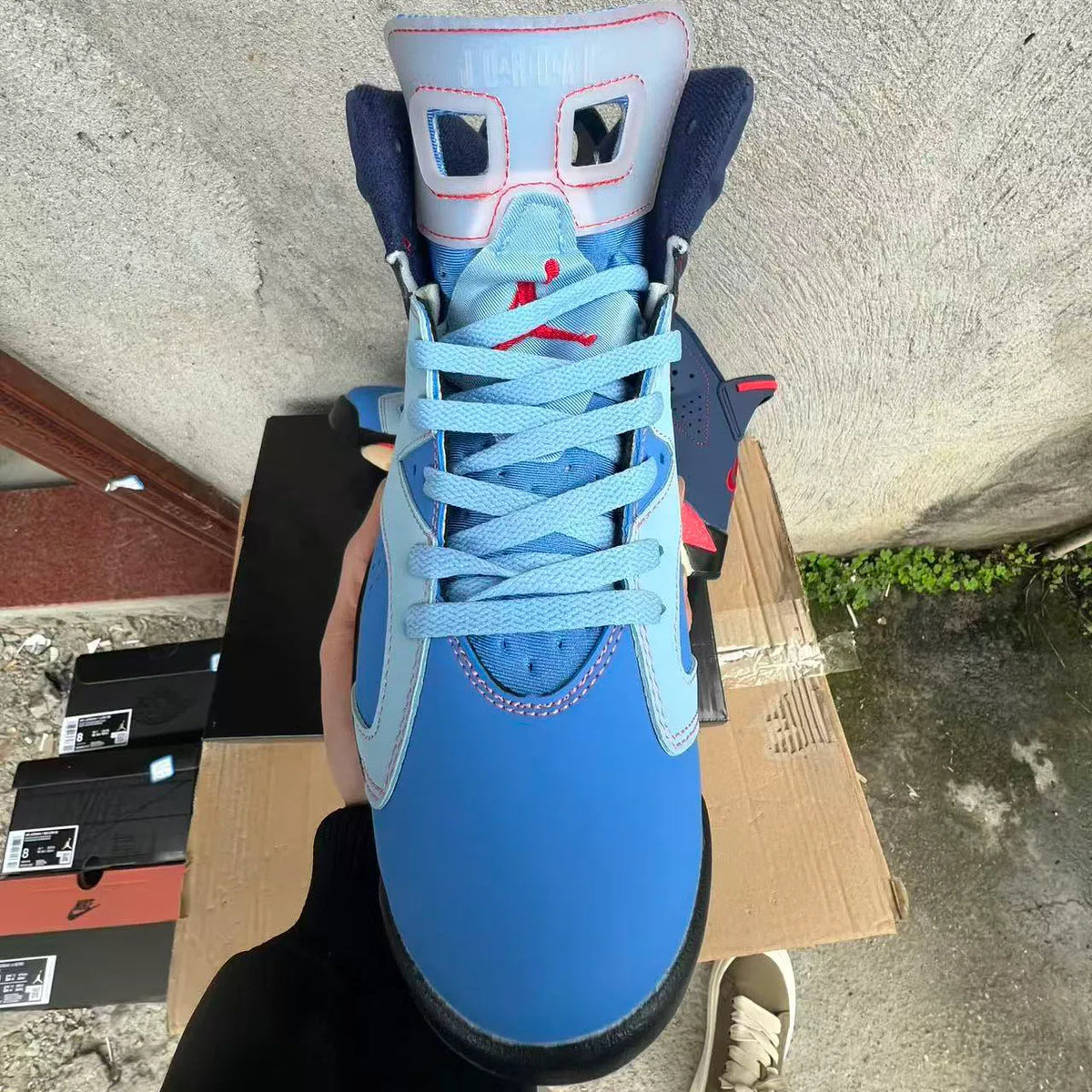 Awake NY x AJ 6 “Midnight Navy”/“Blueberry” Shoes Sneakers - nk0005225 image 4
