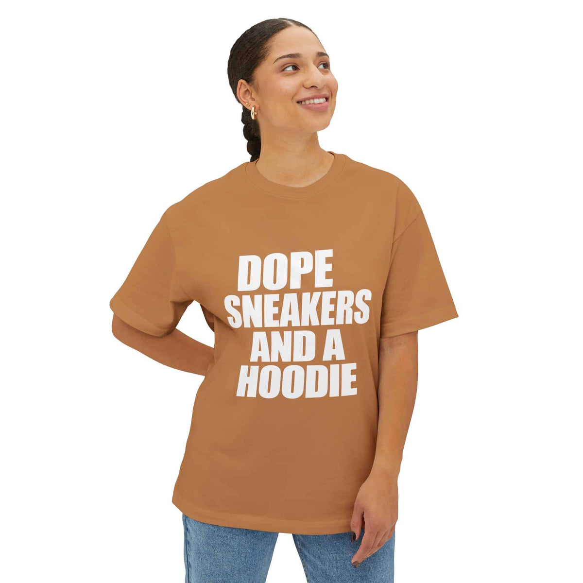 Graphic Print Unisex Oversized Boxy Tee - POD0036 image 15
